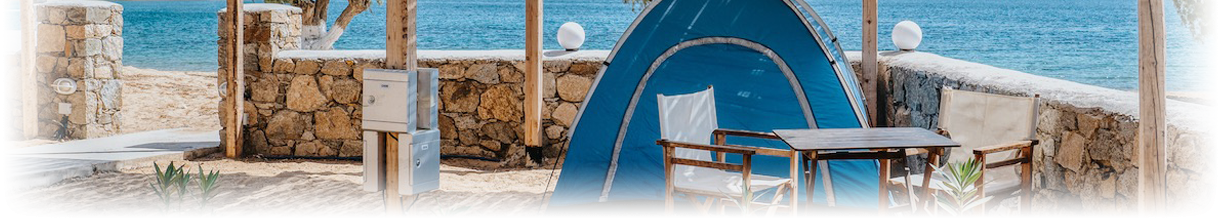 Coralli Sea-Side Resort Camping Bungalows Beach-Bar Restaurant Swimming-Pool Serifos